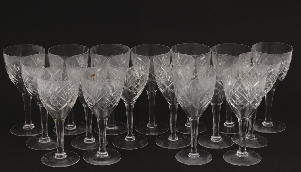 Vinglas 15st, 1900-talets första hälft