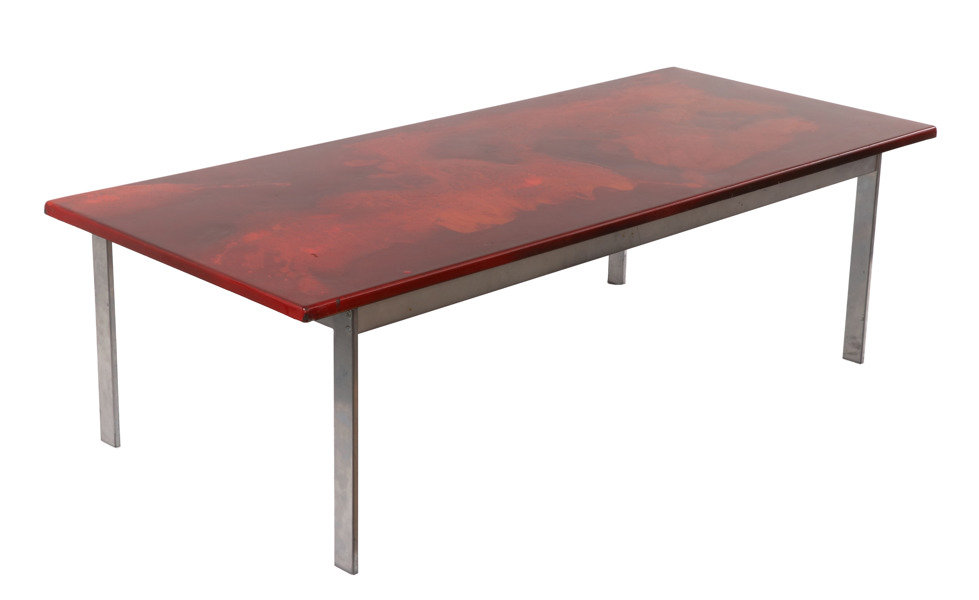 Soffbord, Algot P Törneman, daterat 1966