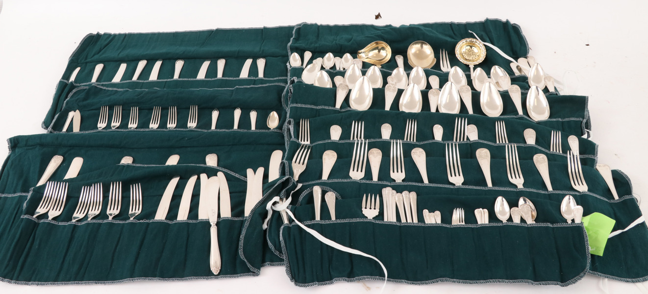 Bestickservisdelar i nysilver