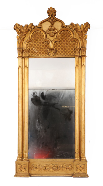 Spegel, nygotisk, 1800-tal