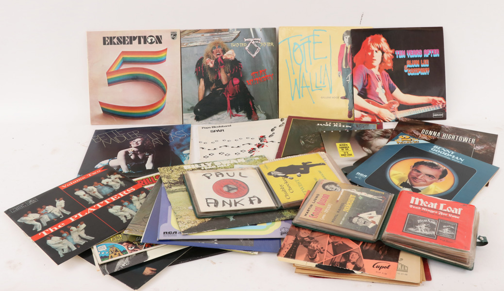 Parti LP- och EP-skivor