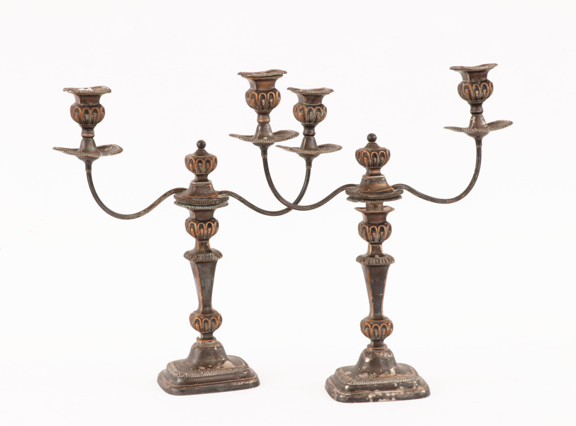 Kandelabrar ett par, England, 1800-tal