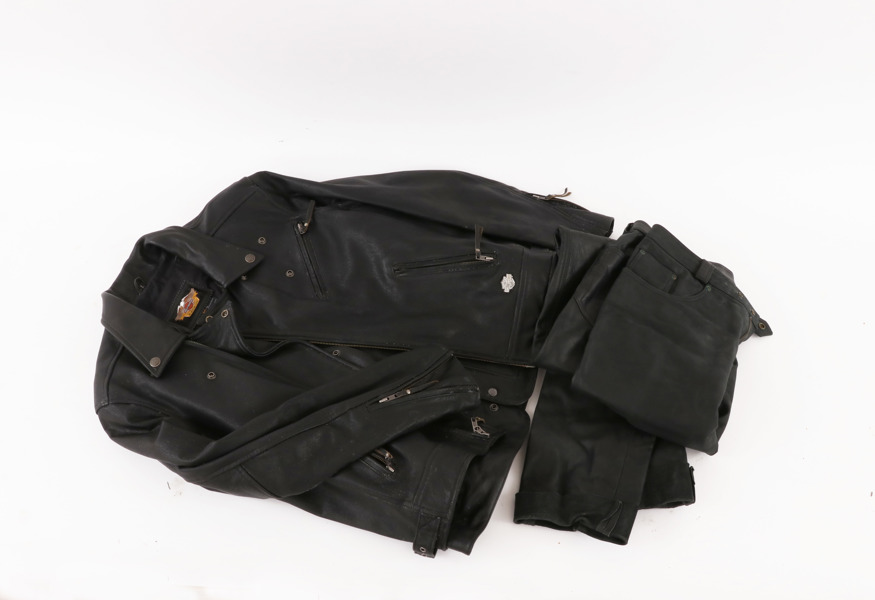 Jacka, väst och byxor, Harley Davidson