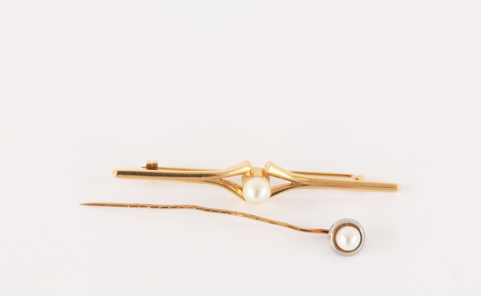 Smycken 2 delar, 18k