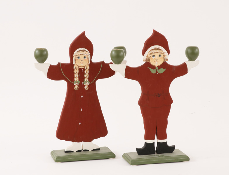 Kandelabrar ett par, Åke & Elsie Resare