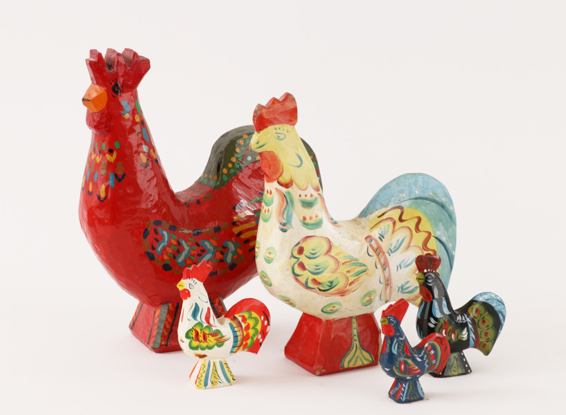 Dalatuppar 5st, bl.a. omkring 1900-talets mitt