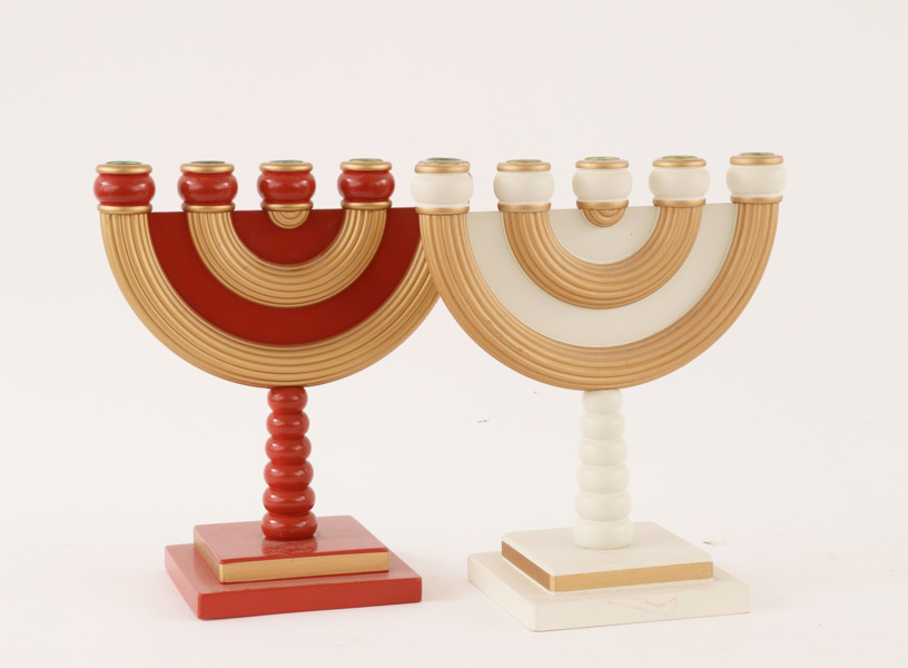 Kandelabrar ett par, Sandbergs, Nora Stad