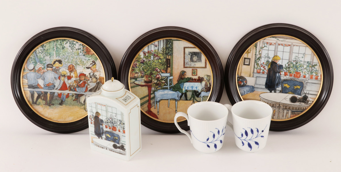 Porslin 6 delar, Danmark