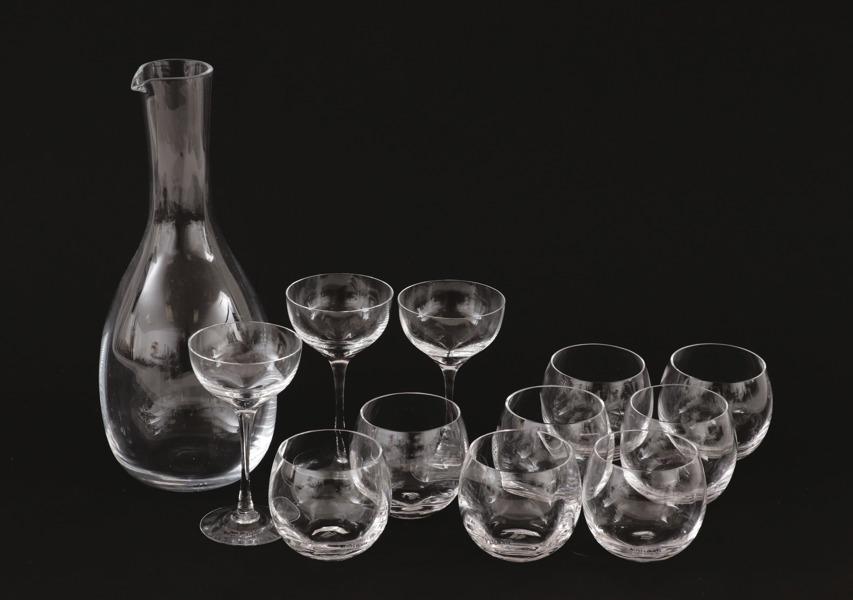 Glasservisdelar, "Chateau", Bertil Vallien för Boda