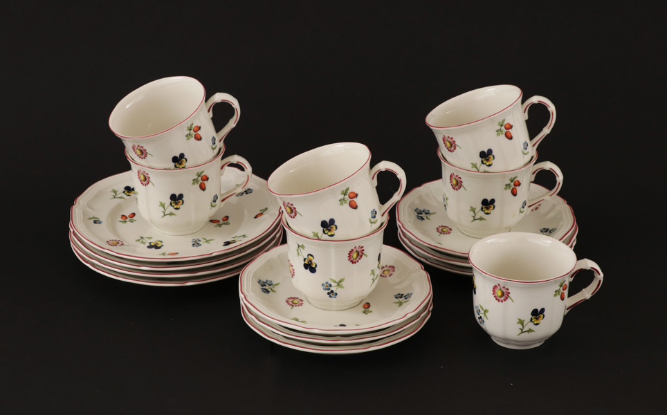 Kaffeservisdelar, "Petit Fleur", Villeroy & Boch