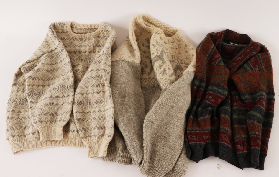 Stickade tröjor 3st, bl.a. Florentino