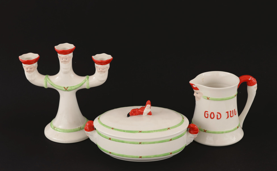 Servisdelar 3st, "Jul", Gustavsberg