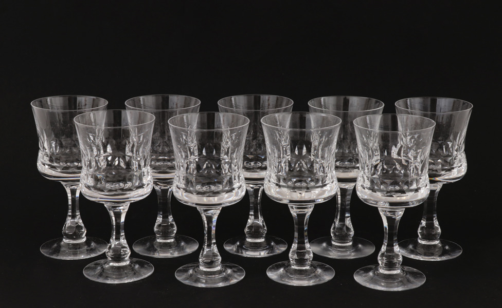 Vinglas 10st, "Prince", Göran Wärff för Kosta