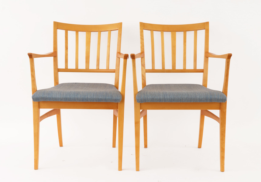 Karmstolar ett par, "Talavid", Carl Malmsten