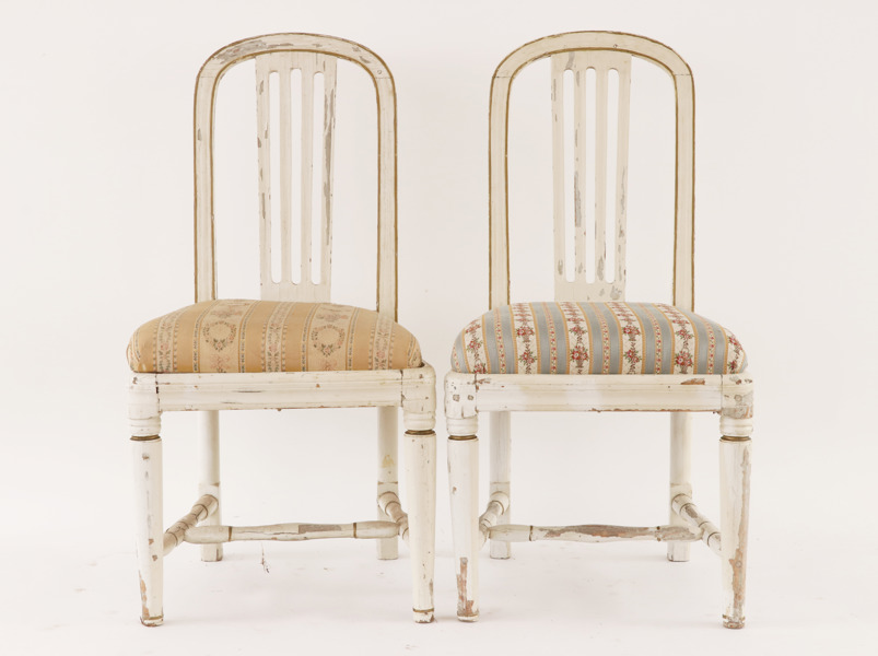 Stolar ett par, gustavianska provinsarbeten, 1800-tal