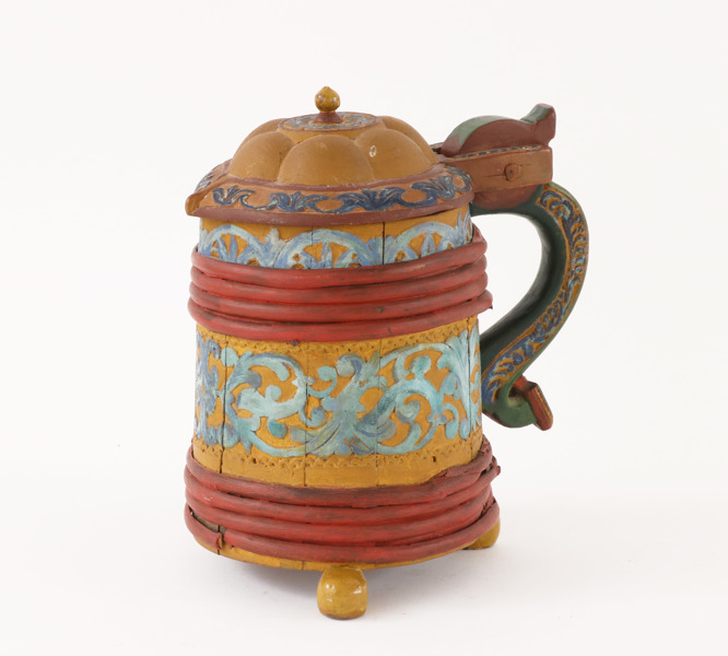 Dryckeskanna, allmoge, Norge, 1700-tal