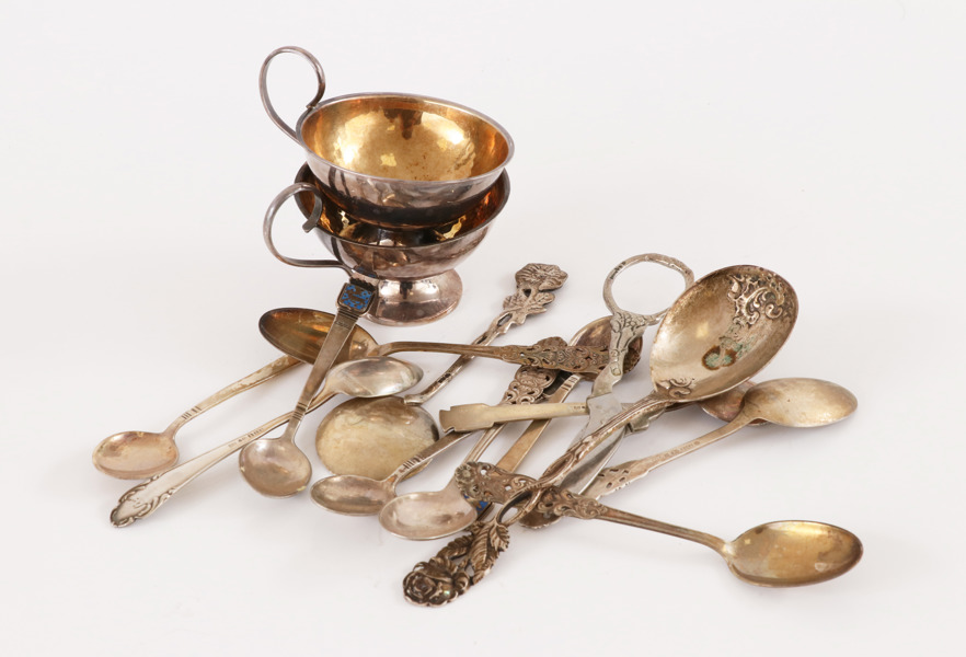 Parti silverföremål