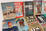 Böcker och häften 17 delar, rörande vinter-OS