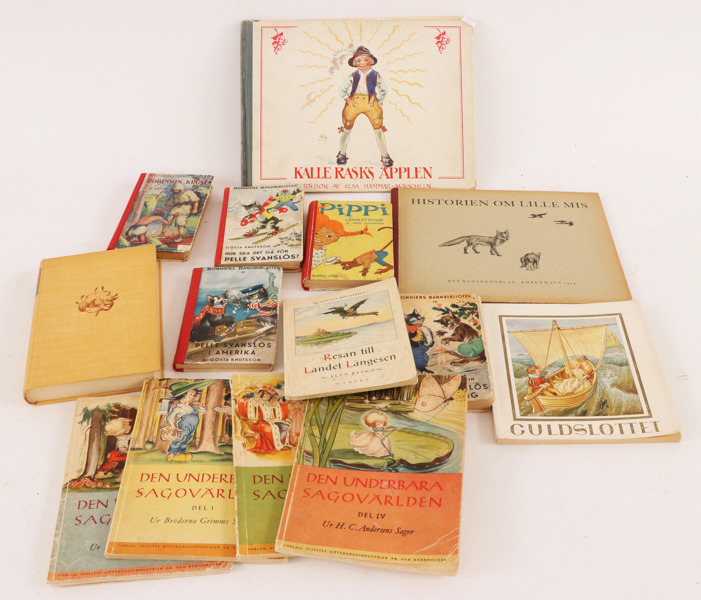 Parti äldre barnböcker