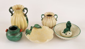 Keramik 5 delar, mestadels Ekeby, 1900-talets första hälft