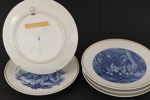 Tallrikar 5st, Meissen, Tyskland, bl.a. daterad 1942
