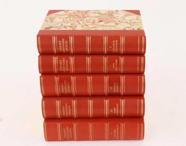 5 band, "Svenskt konstnärslexikon"