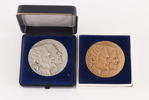 Medaljer 2st, Carl XVI Gustaf & Silvia 