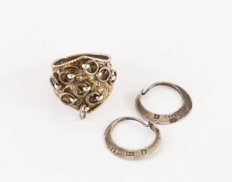 Silversmycken 3 delar, 1800-tal