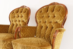 Fåtöljer ett par, rokokostil, 1900-tal