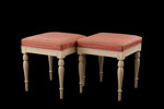 Taburetter ett par, gustaviansk stil, 1900-talets första hälft
