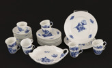 Servisdelar, "Blå blomster", Royal Copenhagen, Danmark