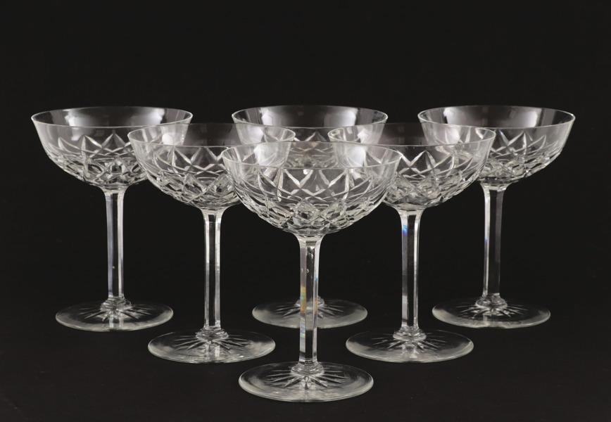 Champagneskålar 6st