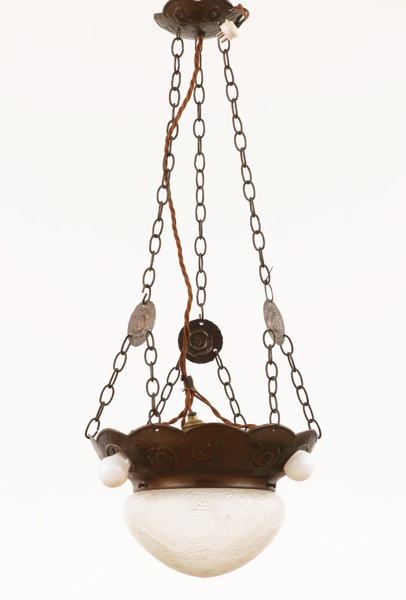 Taklampa, jugend, 1900-talets början