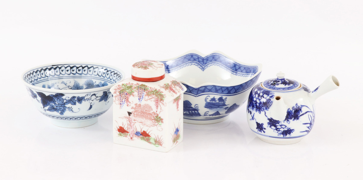 Porslin 4 delar, Asien