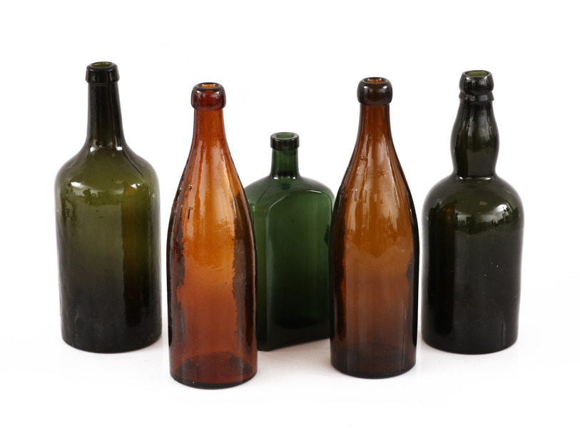 Flaskor 5st, 18/1900-tal