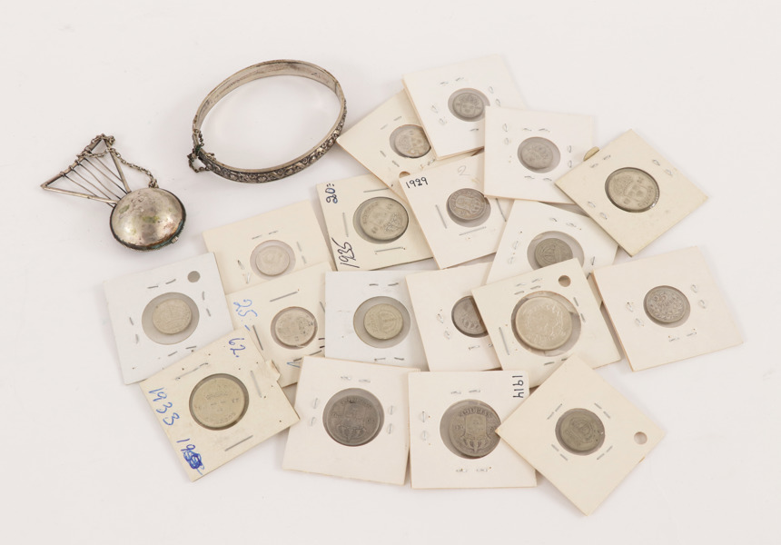 Parti silverföremål