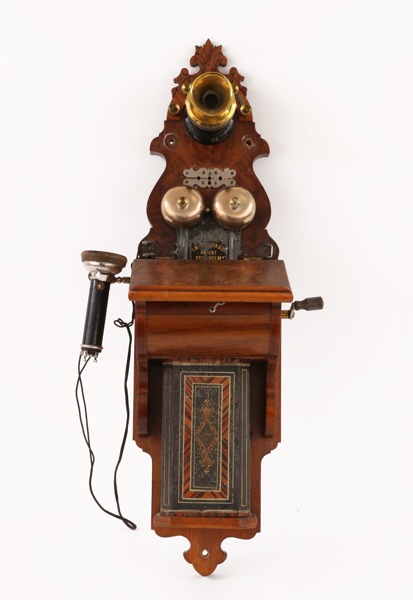 Väggtelefon, LM Ericsson, daterad den 24/1 1890
