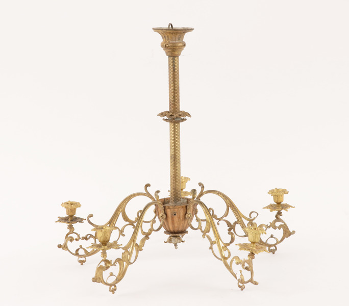 Ljuskrona, oskariansk, 1800-talets slut