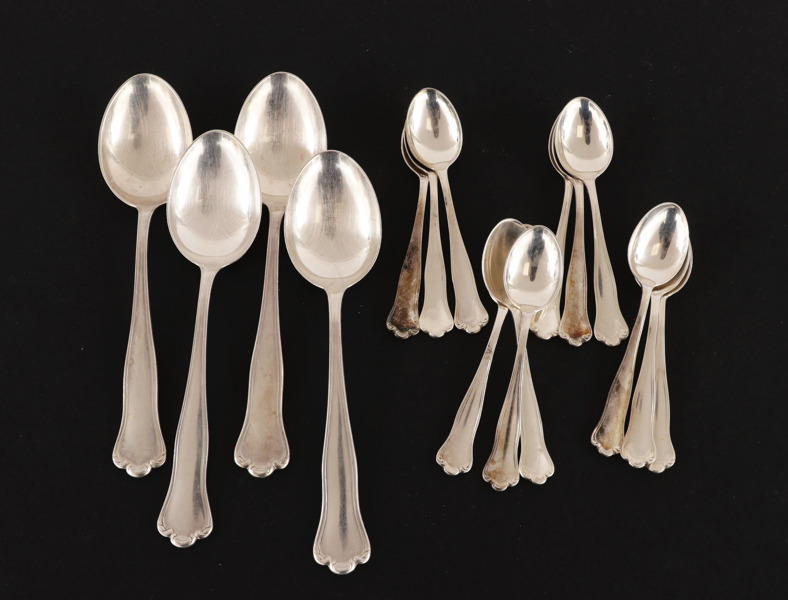 Bestick 16 delar, silver/sterlingsilver