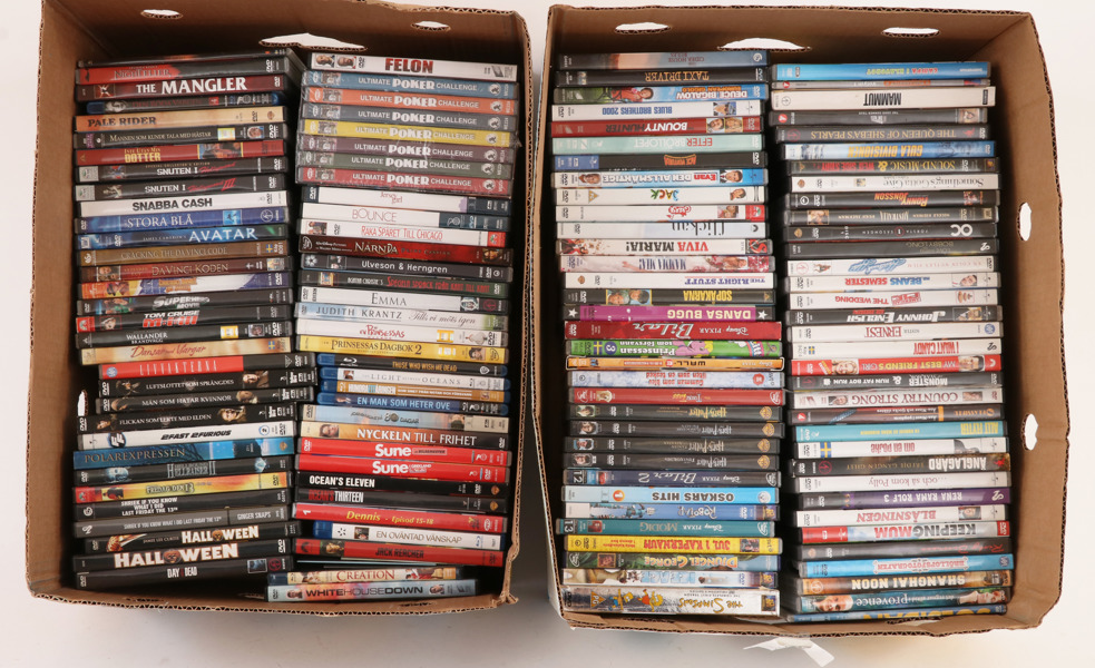 Stort parti DVD filmer