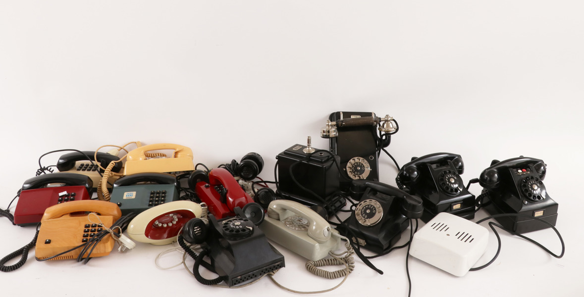 Samling telefoner