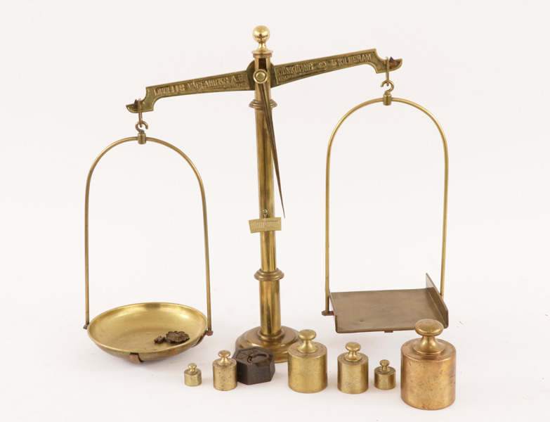 Balansvåg, Lindells vågfabrik, Jönköping, tidigt 1900-tal