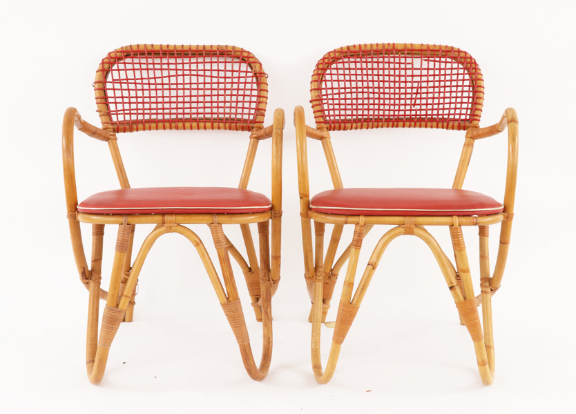 Korgstolar ett par, 1950/60-tal