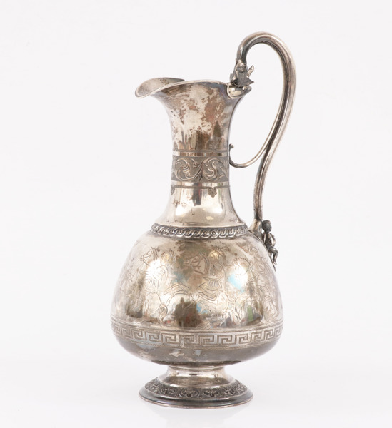 Vinkanna i silver, Clement, Danmark, 1873