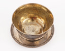 Såsskål med underfat, silver, Anders Lundqvist, Stockholm, 1821