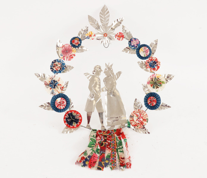 Väggdekoration, Karin Ferner, Falun, daterad 2009