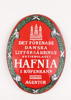 Reklamskylt, "Hafnia i Köpenhamn"