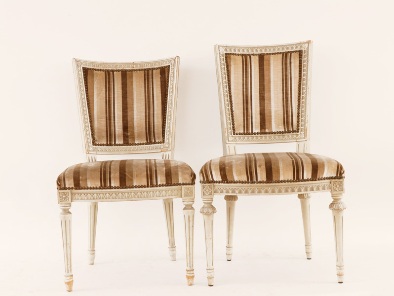 Stolar 10st, gustaviansk stil, 1900-tal