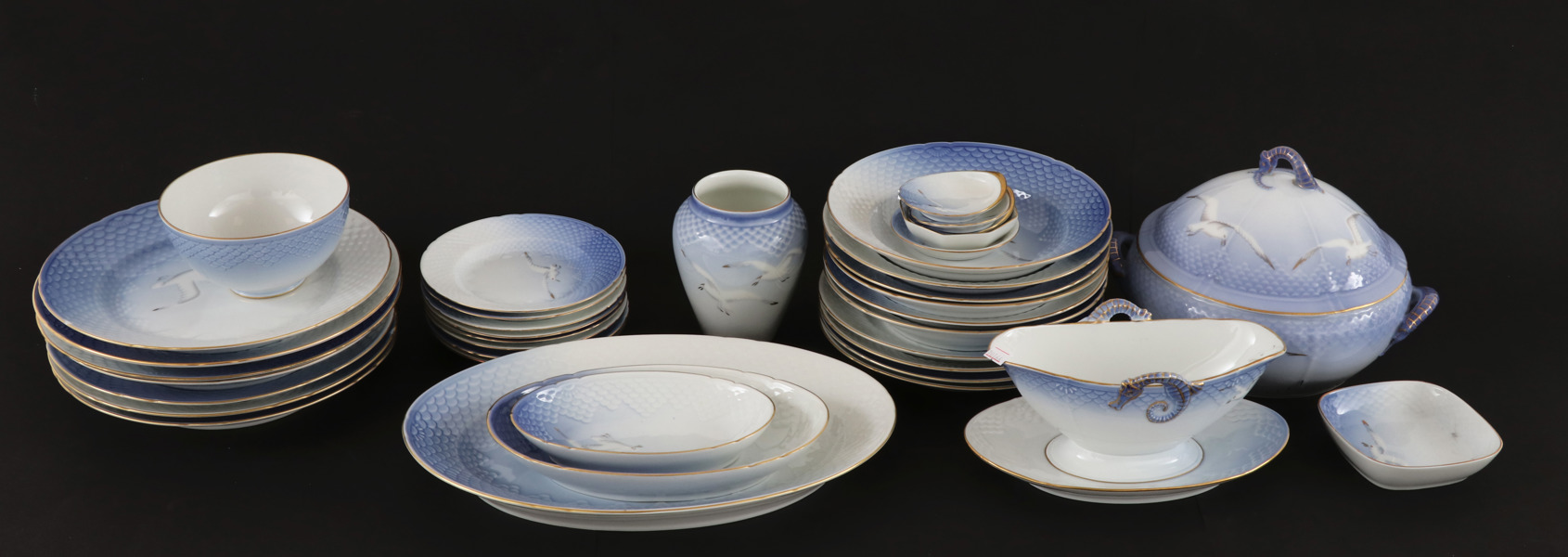 Matservisdelar, "Måsen", Bing & Gröndahl, Danmark