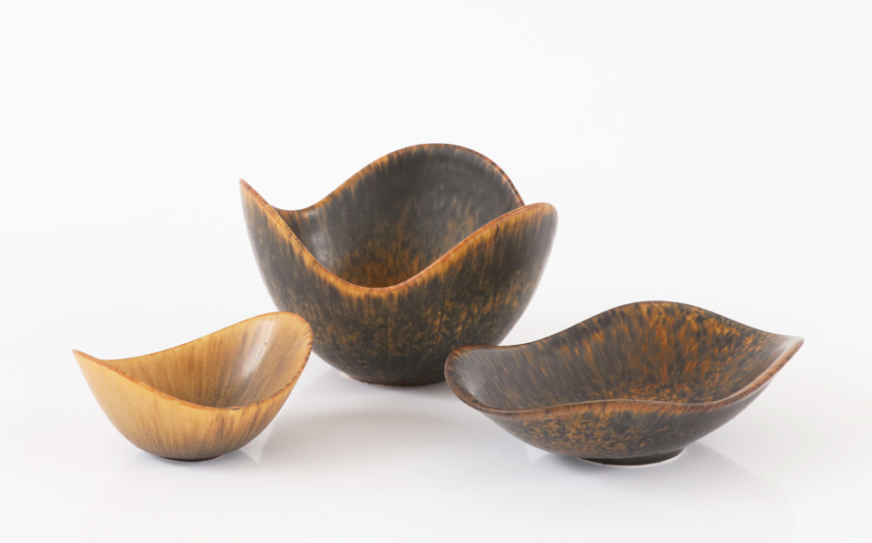 Skålar 3st, Gunnar Nylund för Rörstrand